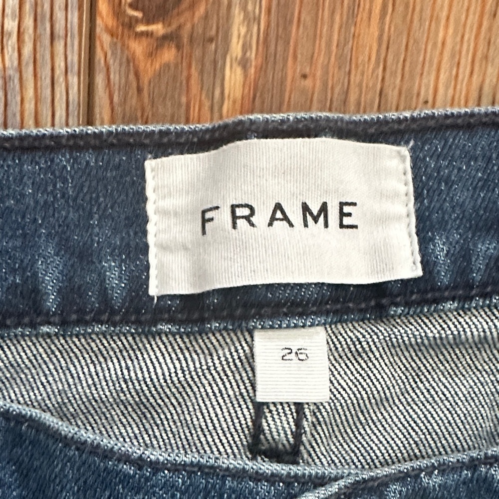 Frame le Garçon cropped jeans 26 Wash Clover Hill Clean - Picture 3 of 12